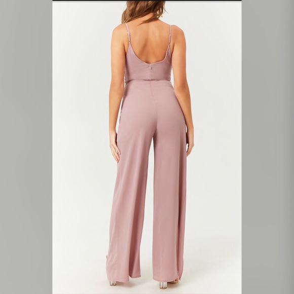 JUST IN!!! ACADIA MAUVE SURPLUS WRAP JUMPSUIT - Picture 4 of 8